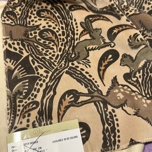 - Vervain “ aspen woods”embroidered FabricCut sample 26” X 26” Made In I…